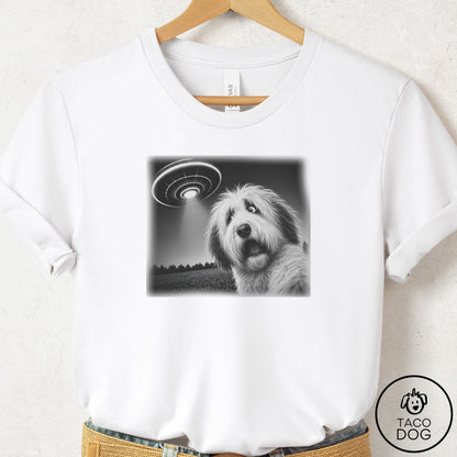 Old English Sheepdog Selfie T-Shirt