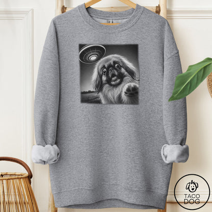 Pekingese Selfie Sweatshirt