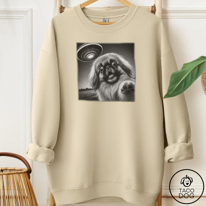 Pekingese Selfie Sweatshirt