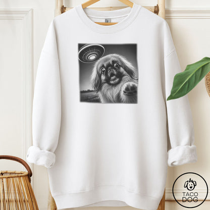 Pekingese Selfie Sweatshirt