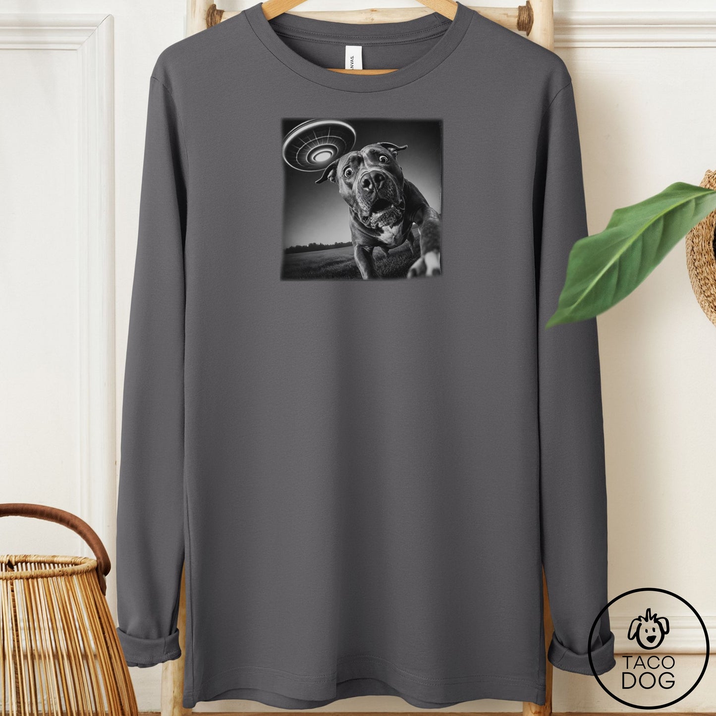 Pitbull Selfie Long Sleeve Tee
