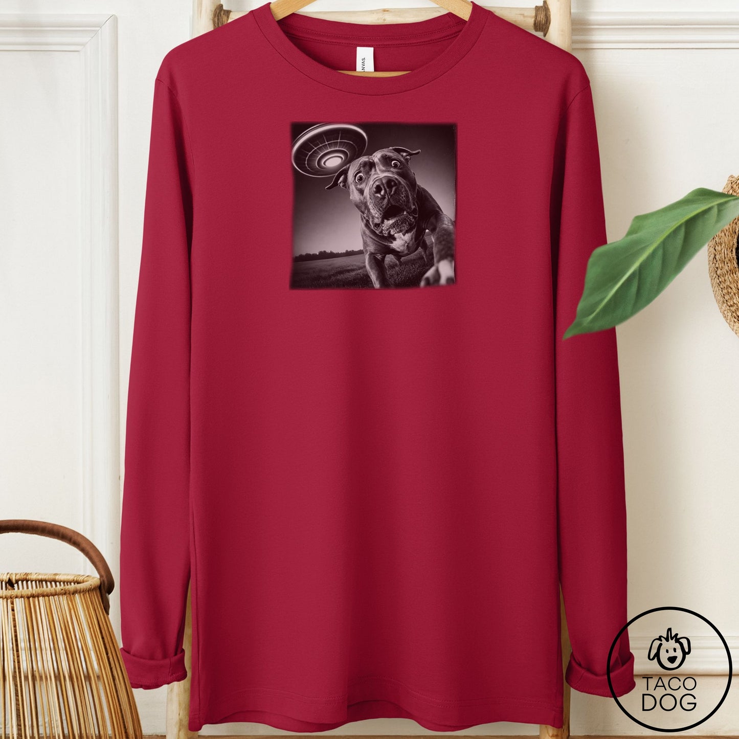 Pitbull Selfie Long Sleeve Tee