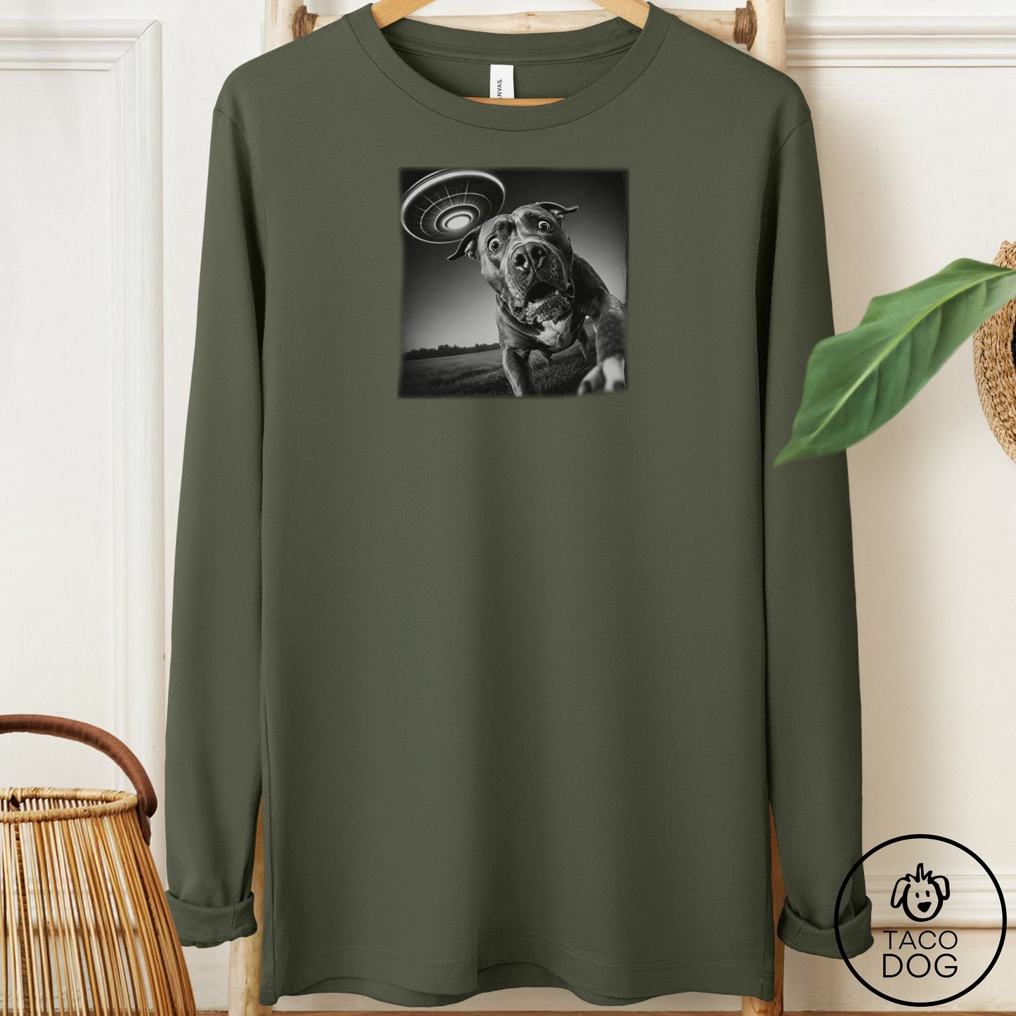 Pitbull Selfie Long Sleeve Tee