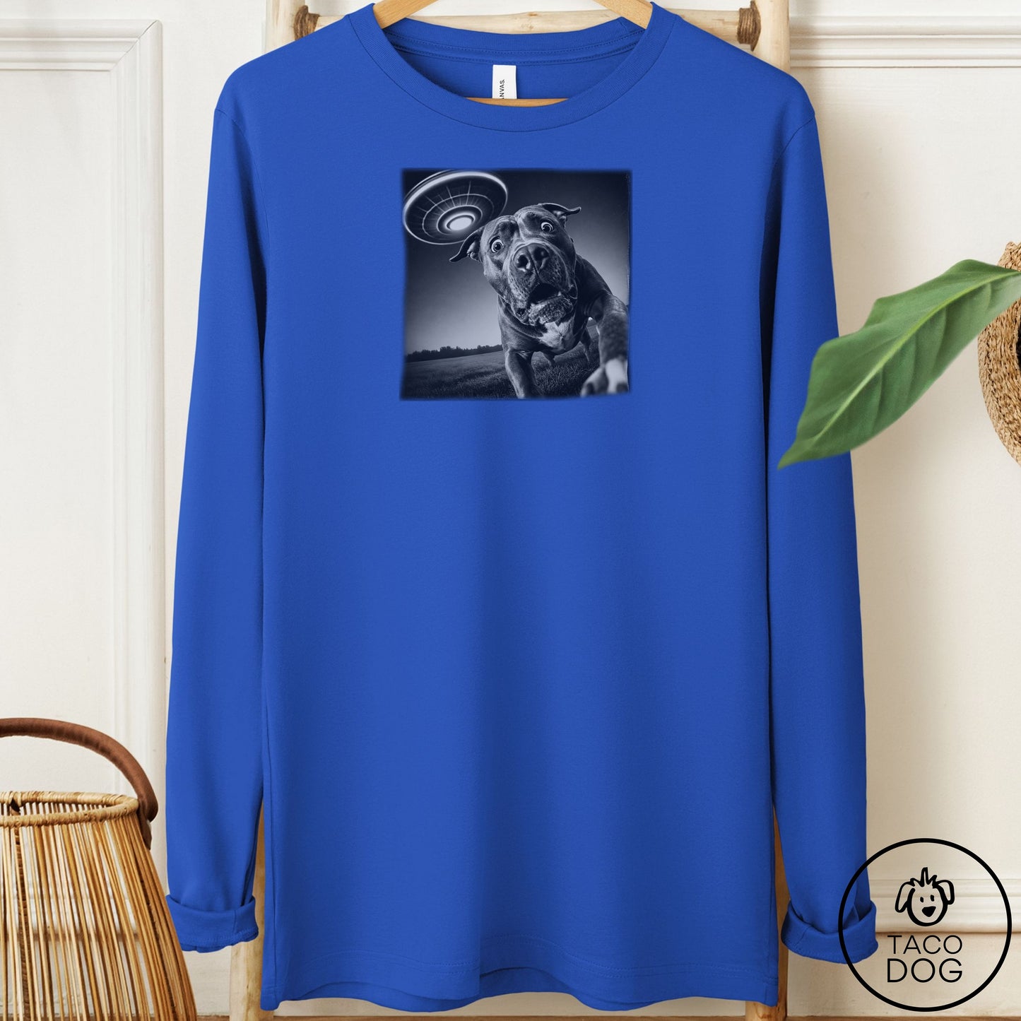 Pitbull Selfie Long Sleeve Tee