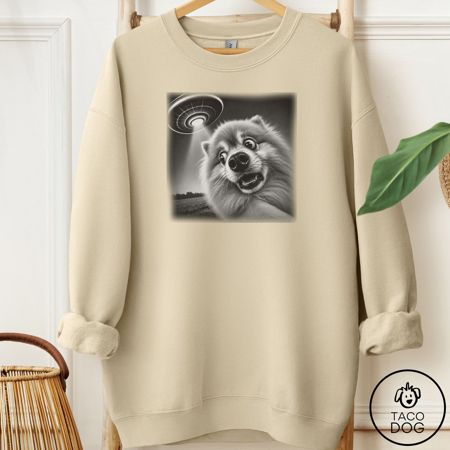 Pomeranian Selfie Sweatshirt