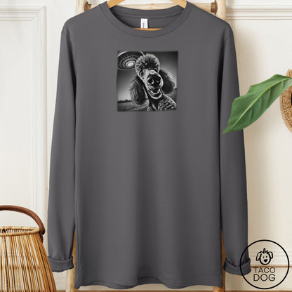 Poodle Selfie Long Sleeve Tee