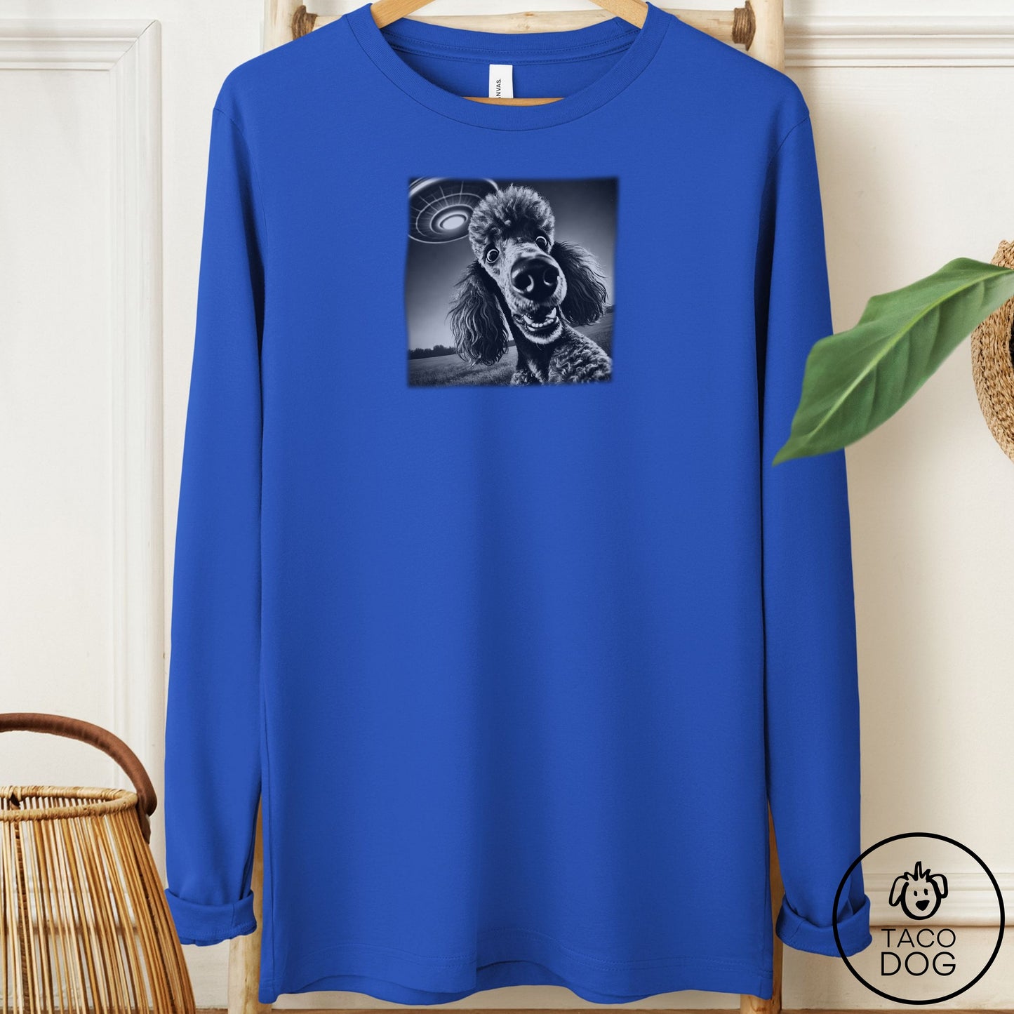 Poodle Selfie Long Sleeve Tee
