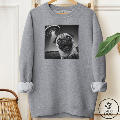 Pug Selfie Sweatshirt