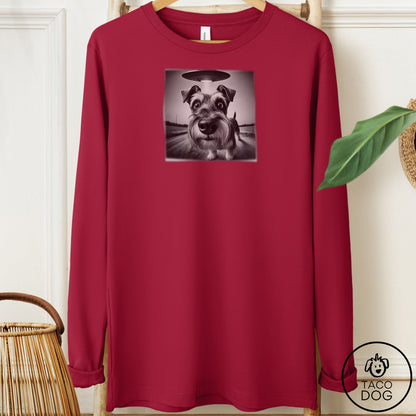 Schnauzer Selfie Long Sleeve Tee