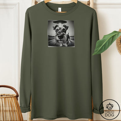 Schnauzer Selfie Long Sleeve Tee