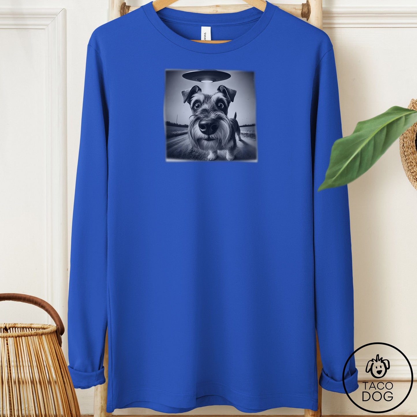 Schnauzer Selfie Long Sleeve Tee