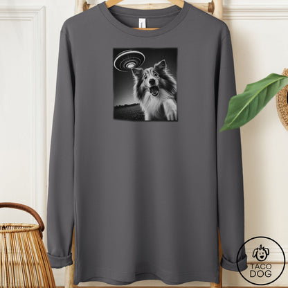 Shetland Sheepdog Selfie Long Sleeve Tee
