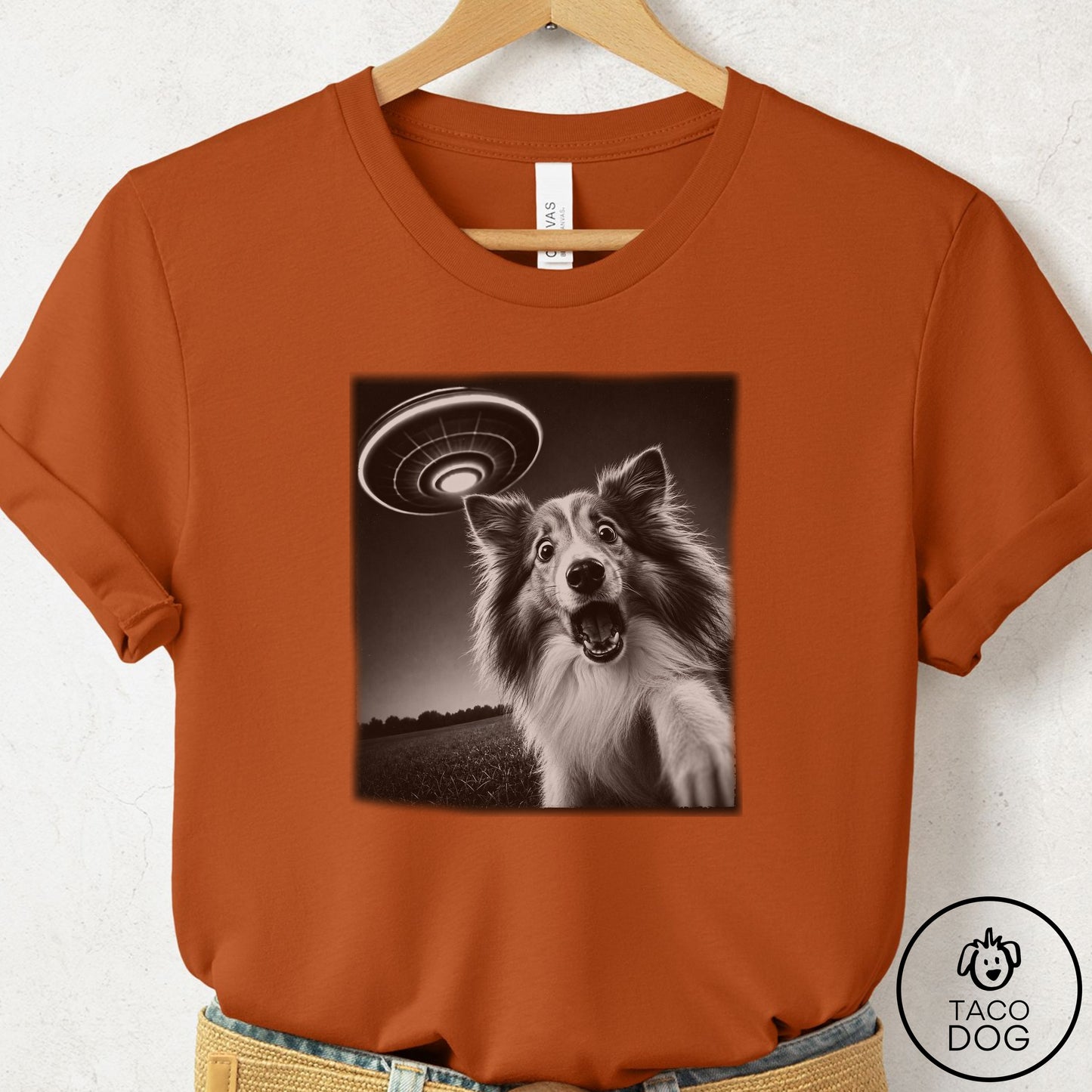 Shetland Sheepdog Selfie T-Shirt
