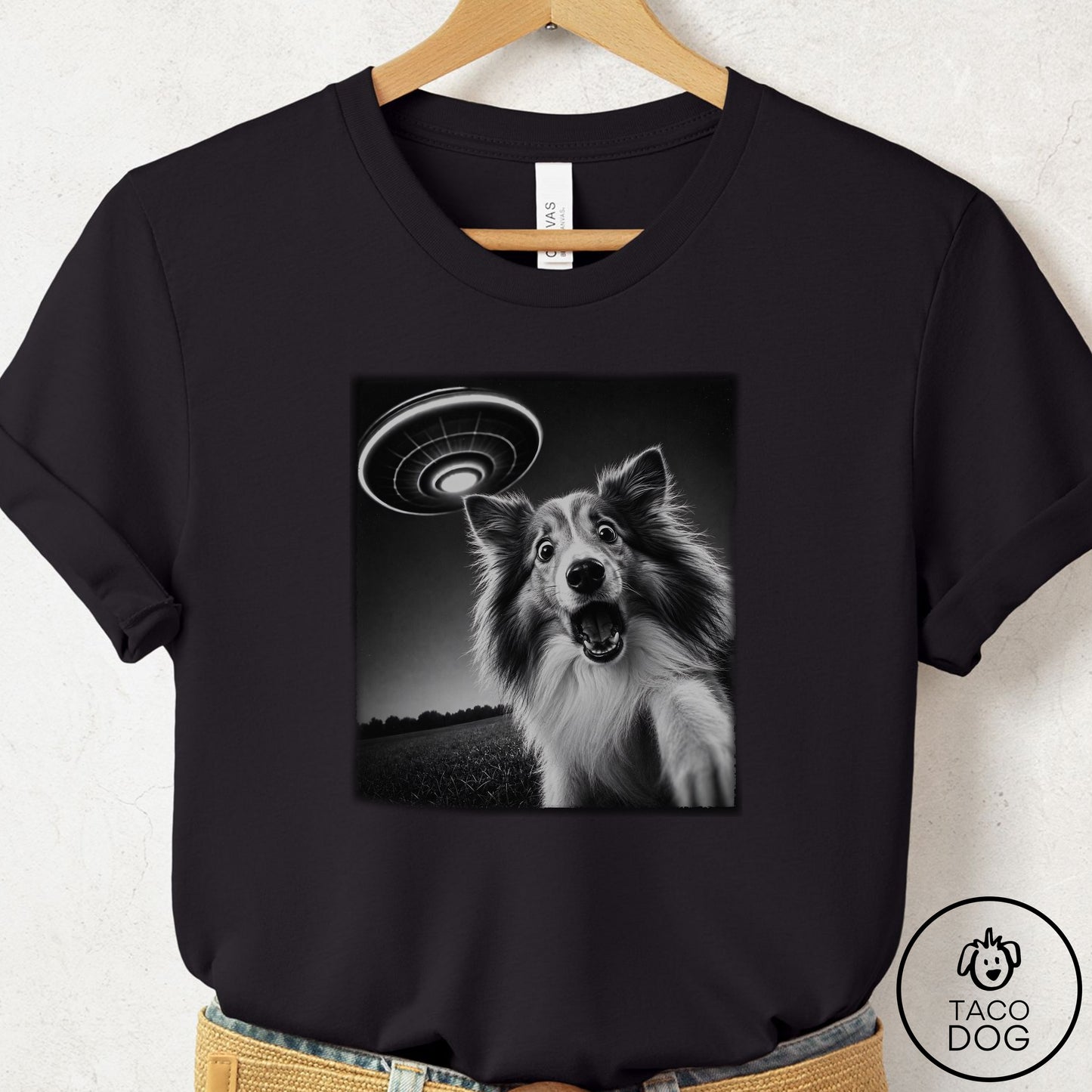Shetland Sheepdog Selfie T-Shirt