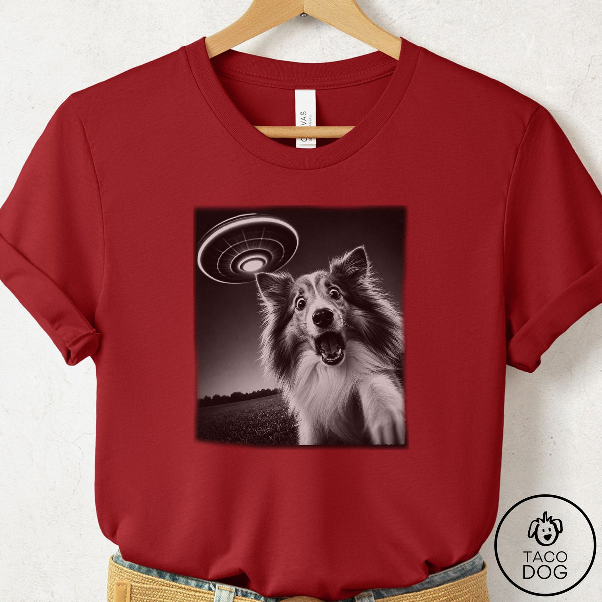 Shetland Sheepdog Selfie T-Shirt