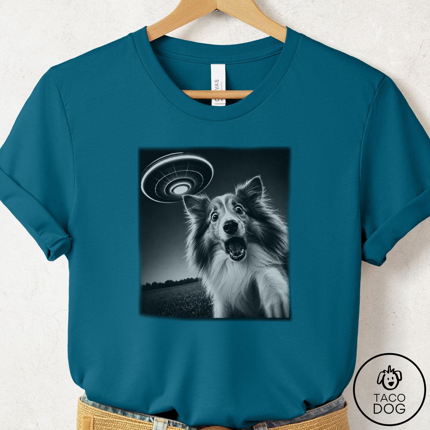 Shetland Sheepdog Selfie T-Shirt