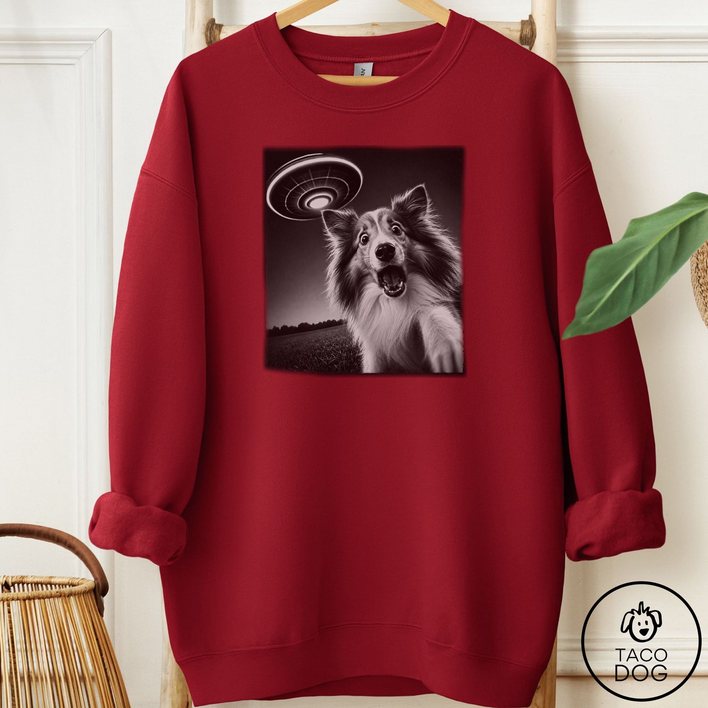 Shetland Sheepdog Selfie Sweatshirt