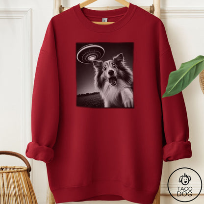 Shetland Sheepdog Selfie Sweatshirt