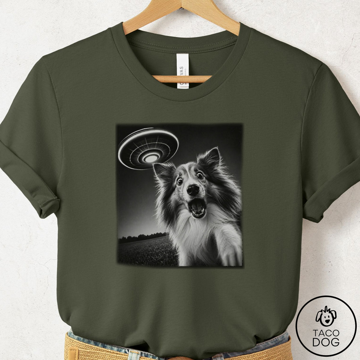 Shetland Sheepdog Selfie T-Shirt