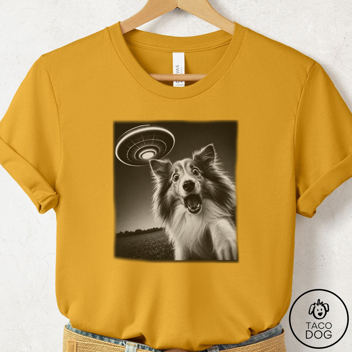 Shetland Sheepdog Selfie T-Shirt