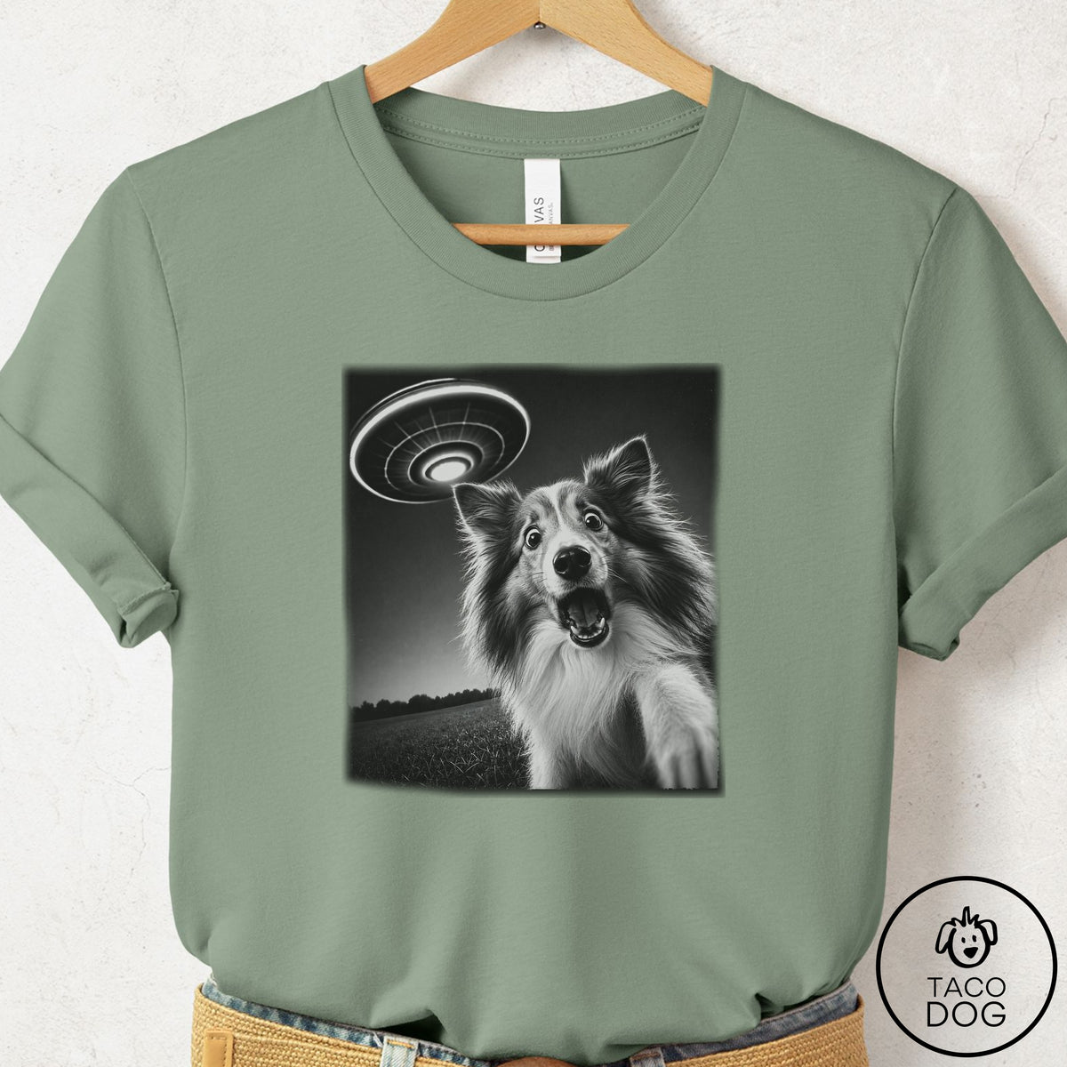 Shetland Sheepdog Selfie T-Shirt