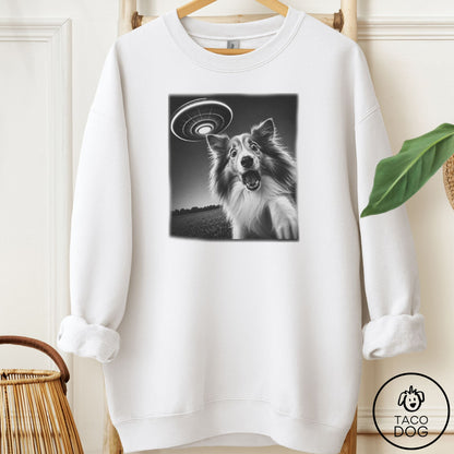 Shetland Sheepdog Selfie Sweatshirt
