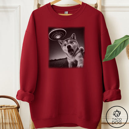 Shiba Inu Selfie Sweatshirt