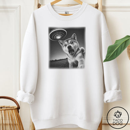 Shiba Inu Selfie Sweatshirt