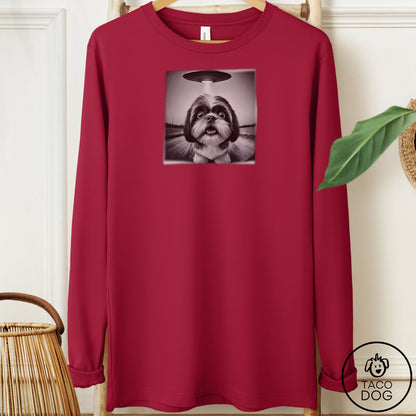 Shih Tzu Selfie Long Sleeve Tee