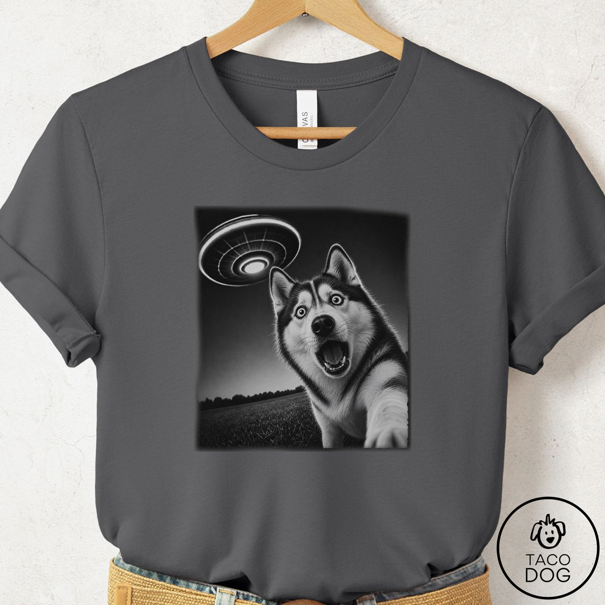 Husky Selfie T-Shirt
