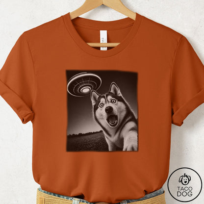 Husky Selfie T-Shirt