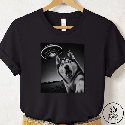Husky Selfie T-Shirt