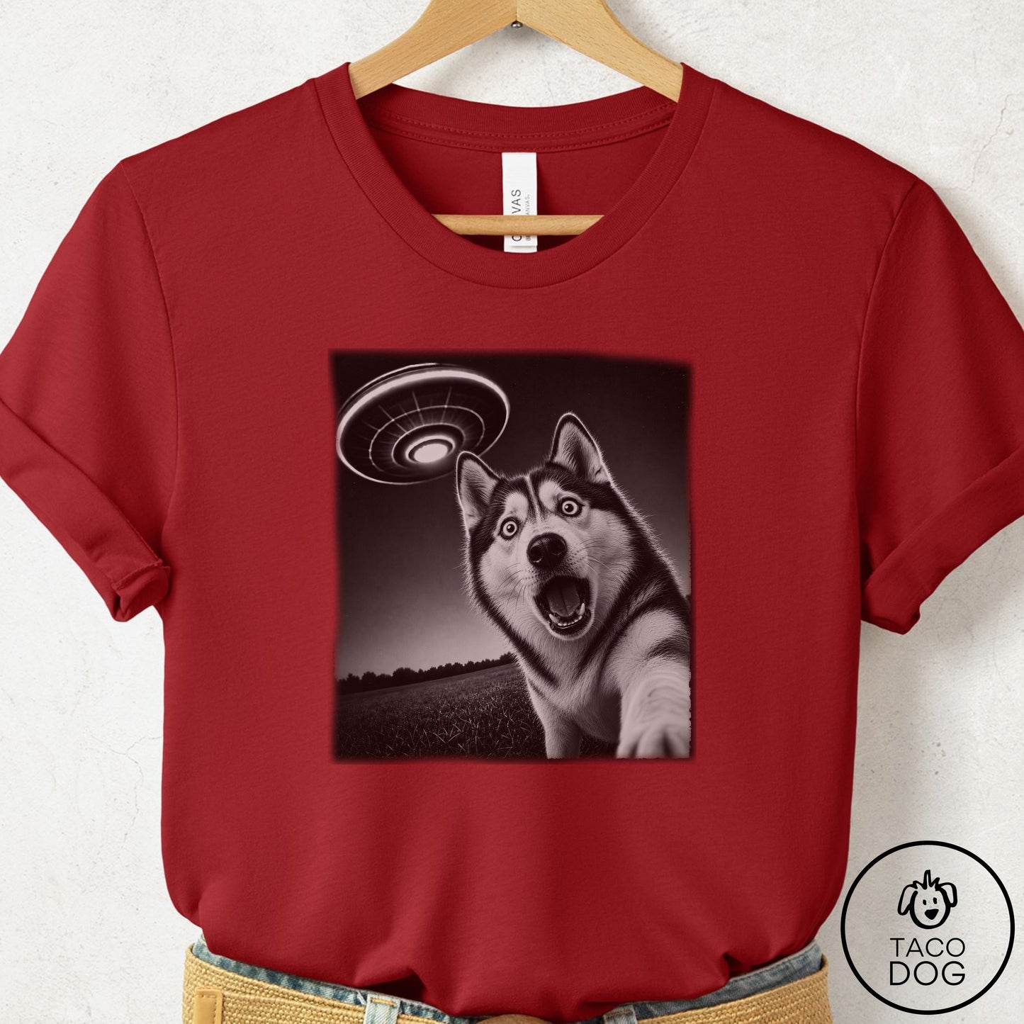 Husky Selfie T-Shirt