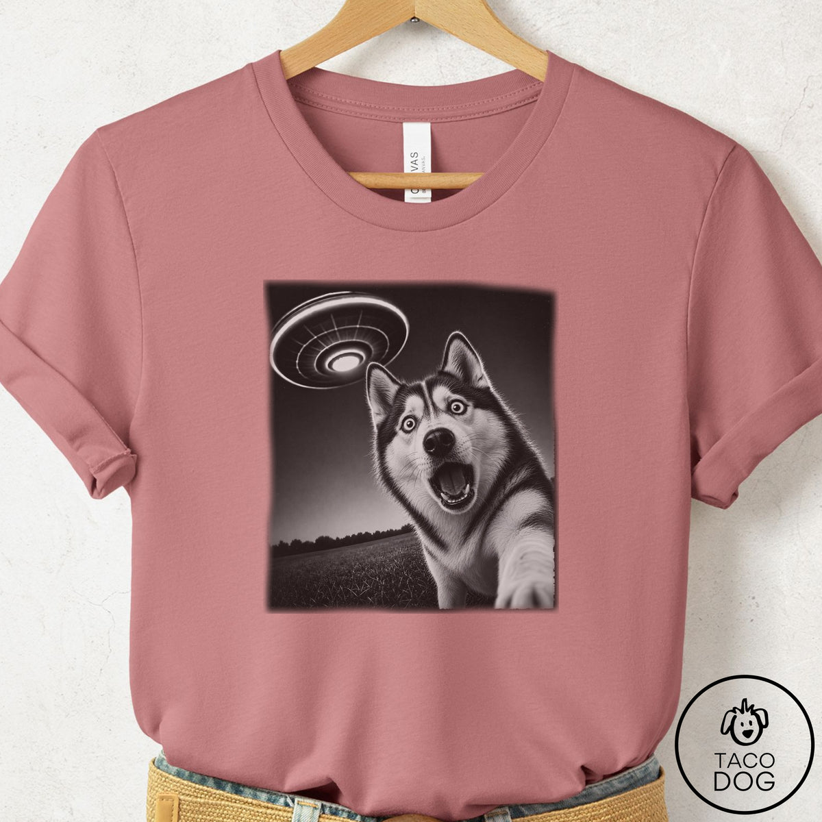 Husky Selfie T-Shirt