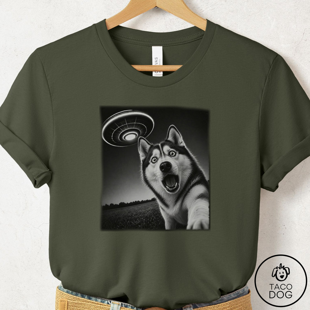 Husky Selfie T-Shirt