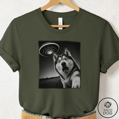 Husky Selfie T-Shirt