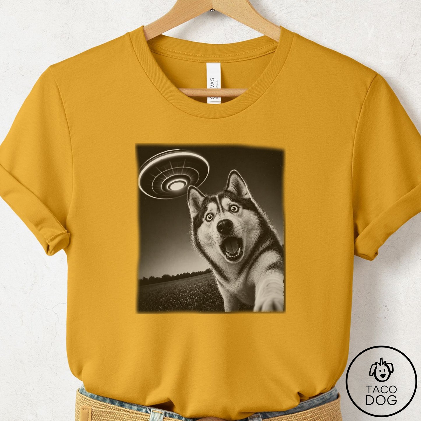 Husky Selfie T-Shirt