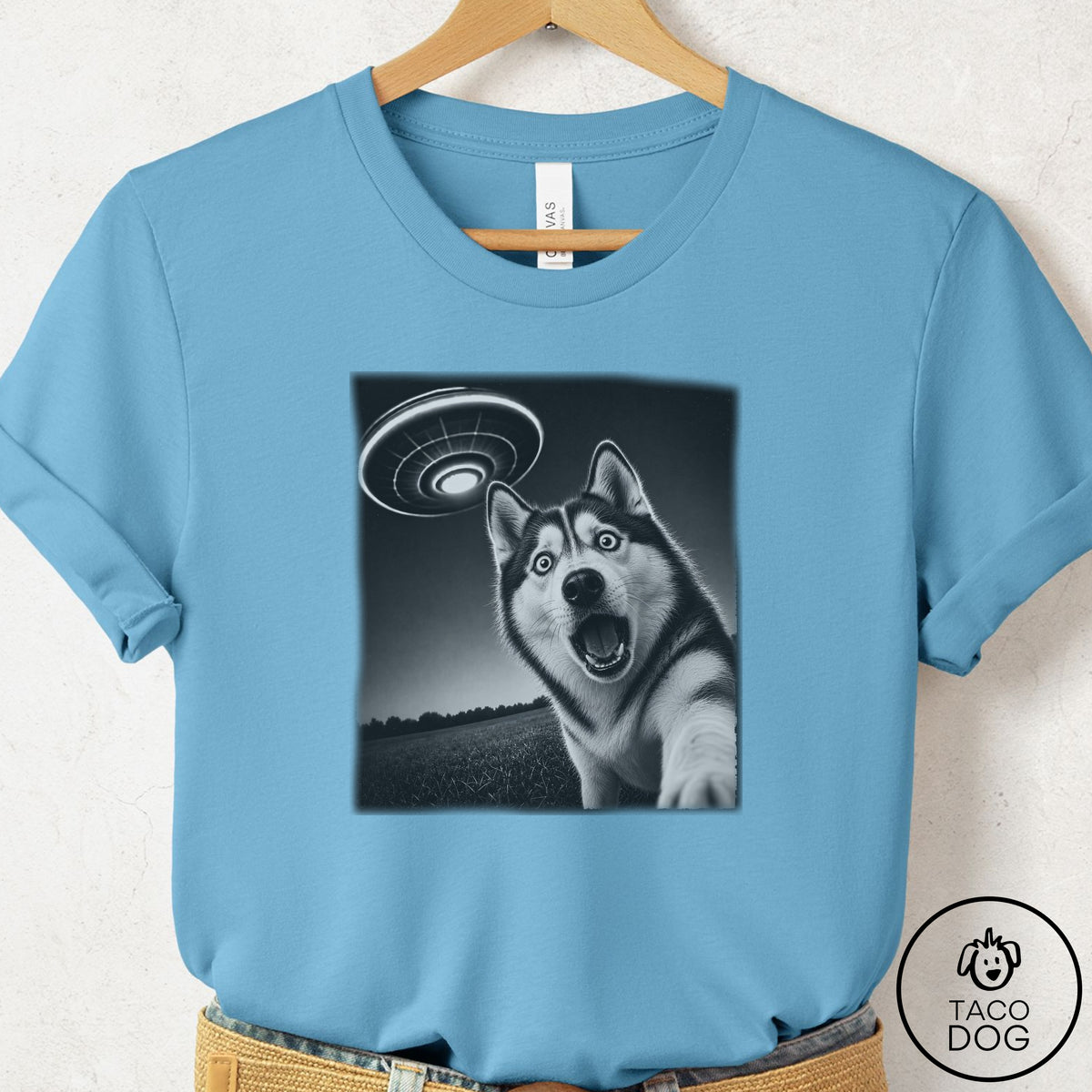 Husky Selfie T-Shirt