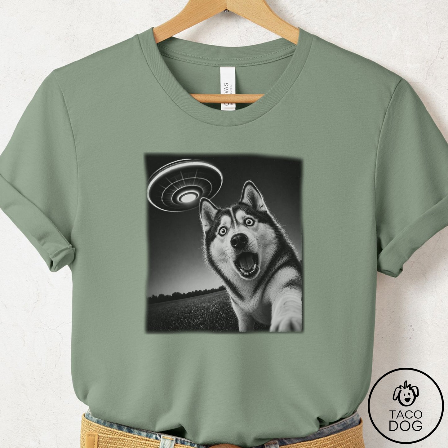 Husky Selfie T-Shirt