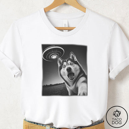Husky Selfie T-Shirt