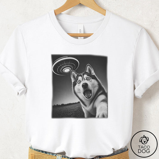 Husky Selfie T-Shirt