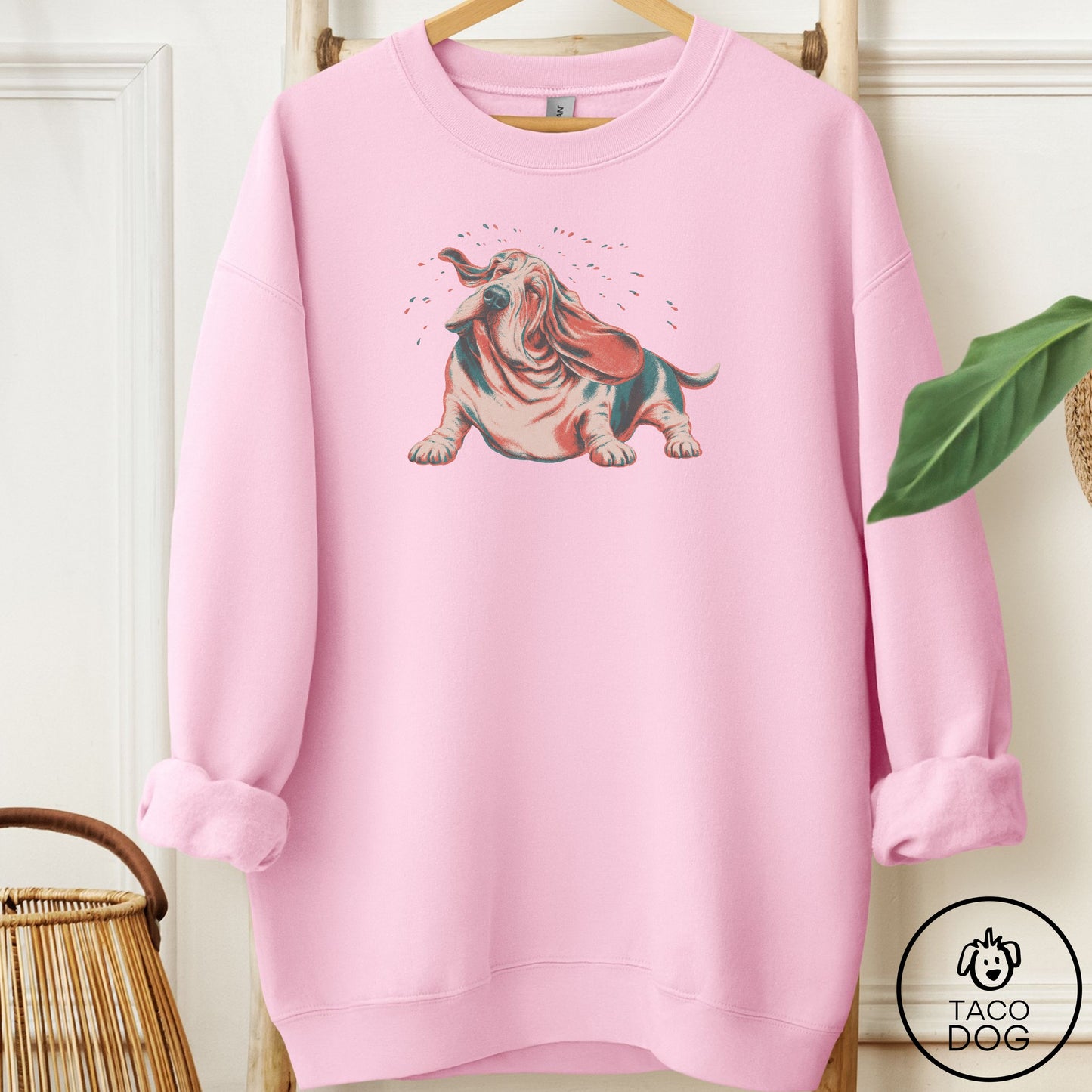Basset Hound Shake Sweatshirt