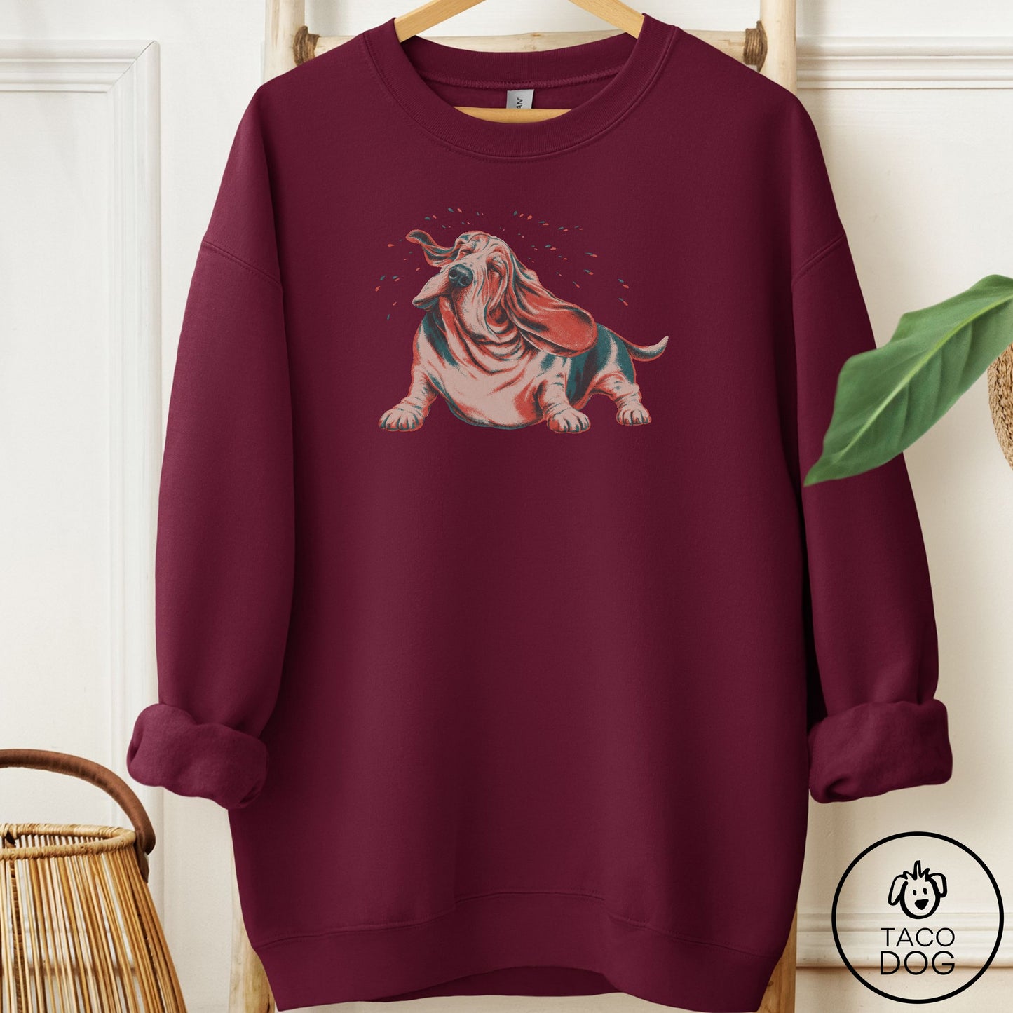 Basset Hound Shake Sweatshirt
