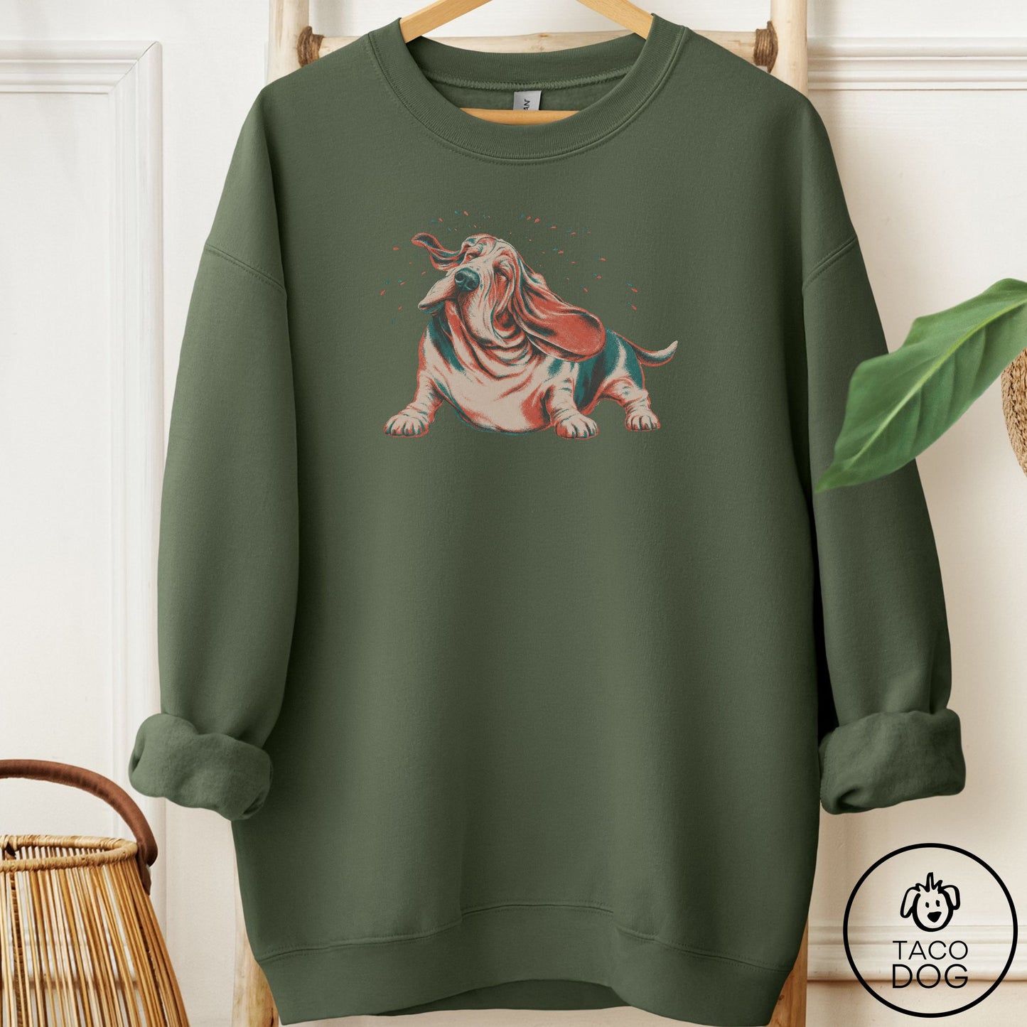 Basset Hound Shake Sweatshirt