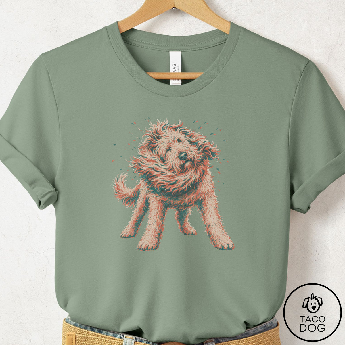 Doodle Shake T-Shirt, design close-up