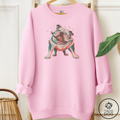 English Bulldog Shake Sweatshirt
