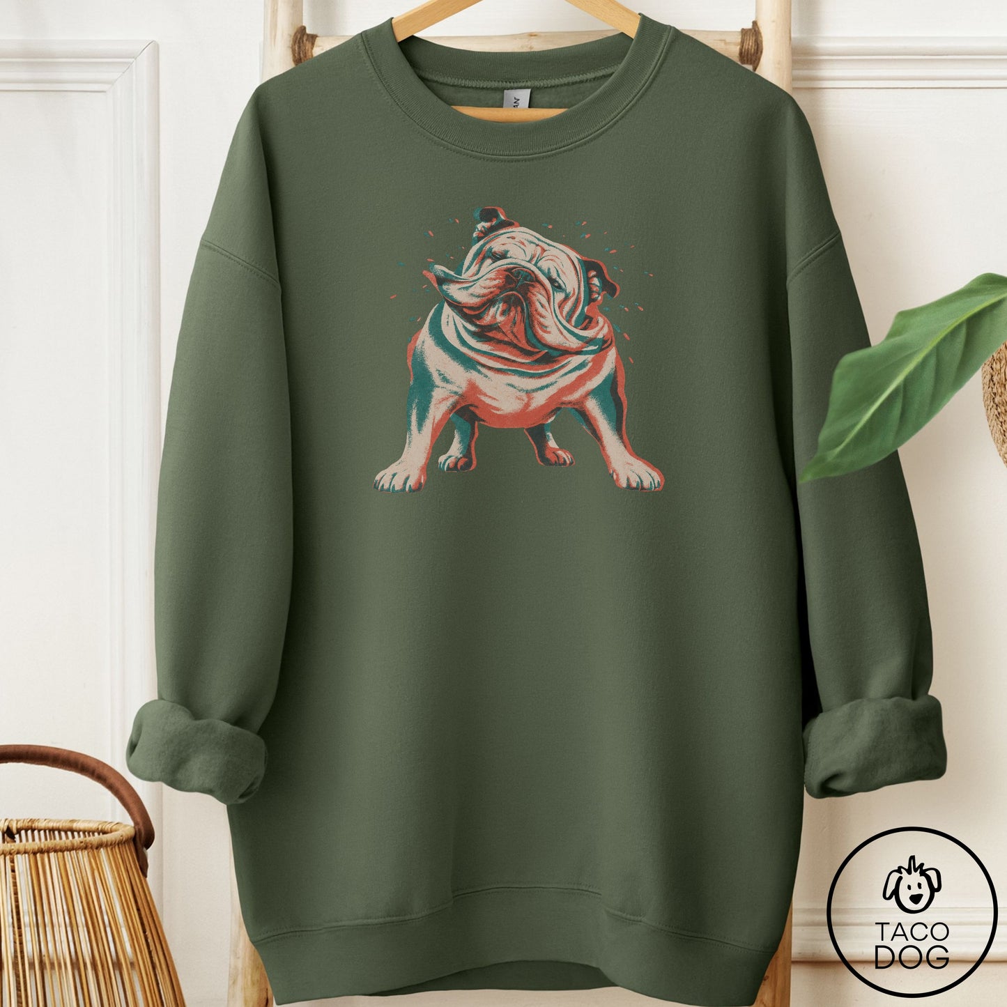 English Bulldog Shake Sweatshirt