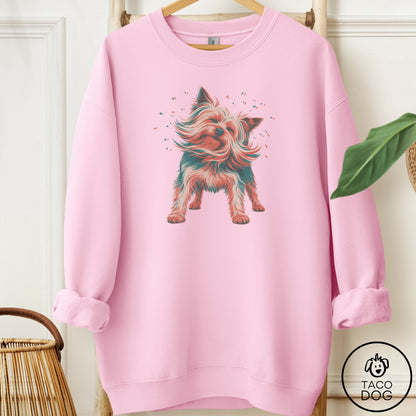 Yorkshire Terrier Yorkie Shake Sweatshirt