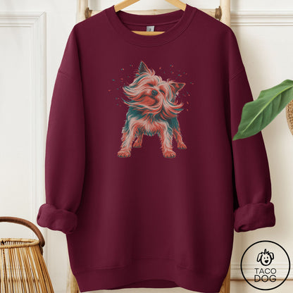 Yorkshire Terrier Yorkie Shake Sweatshirt