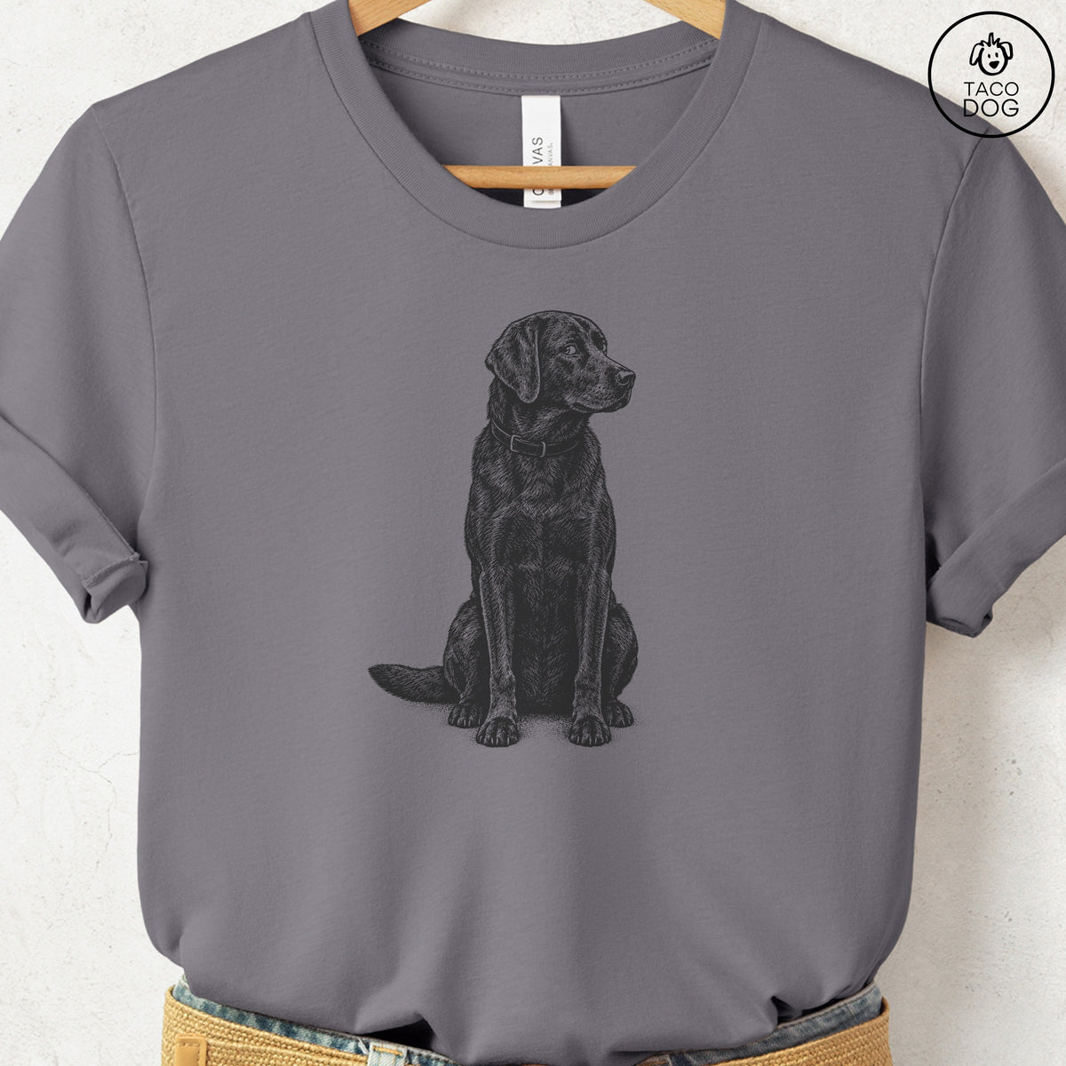 Labrador Retriever Side Eye T-Shirt Storm Taco-Dog